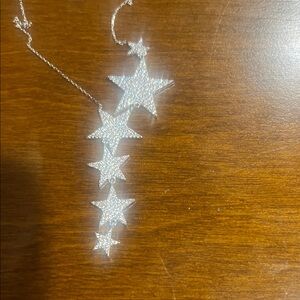 Silver Star Pendant Necklace